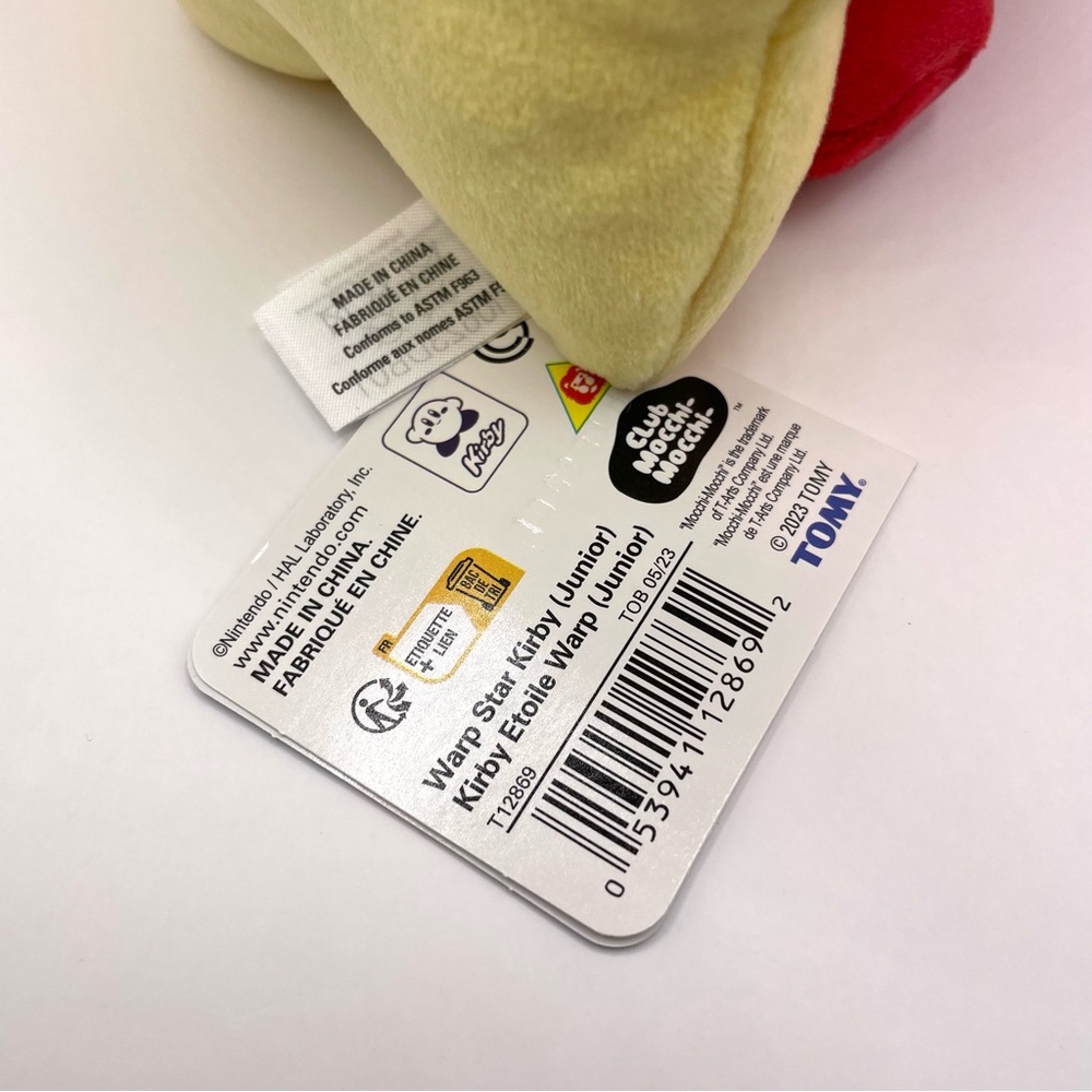 Club Mocchi-Mocchi Warp Star Kirby Junior 6” Plush - NEW* - Picture 8 of 8